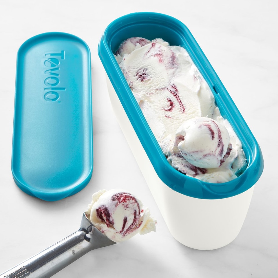 Insulated Ice Cream Storage Tub, Oval | Williams Sonoma Australia Tovolo Stainless Steel Insulated Ice Cream Storage Tub
